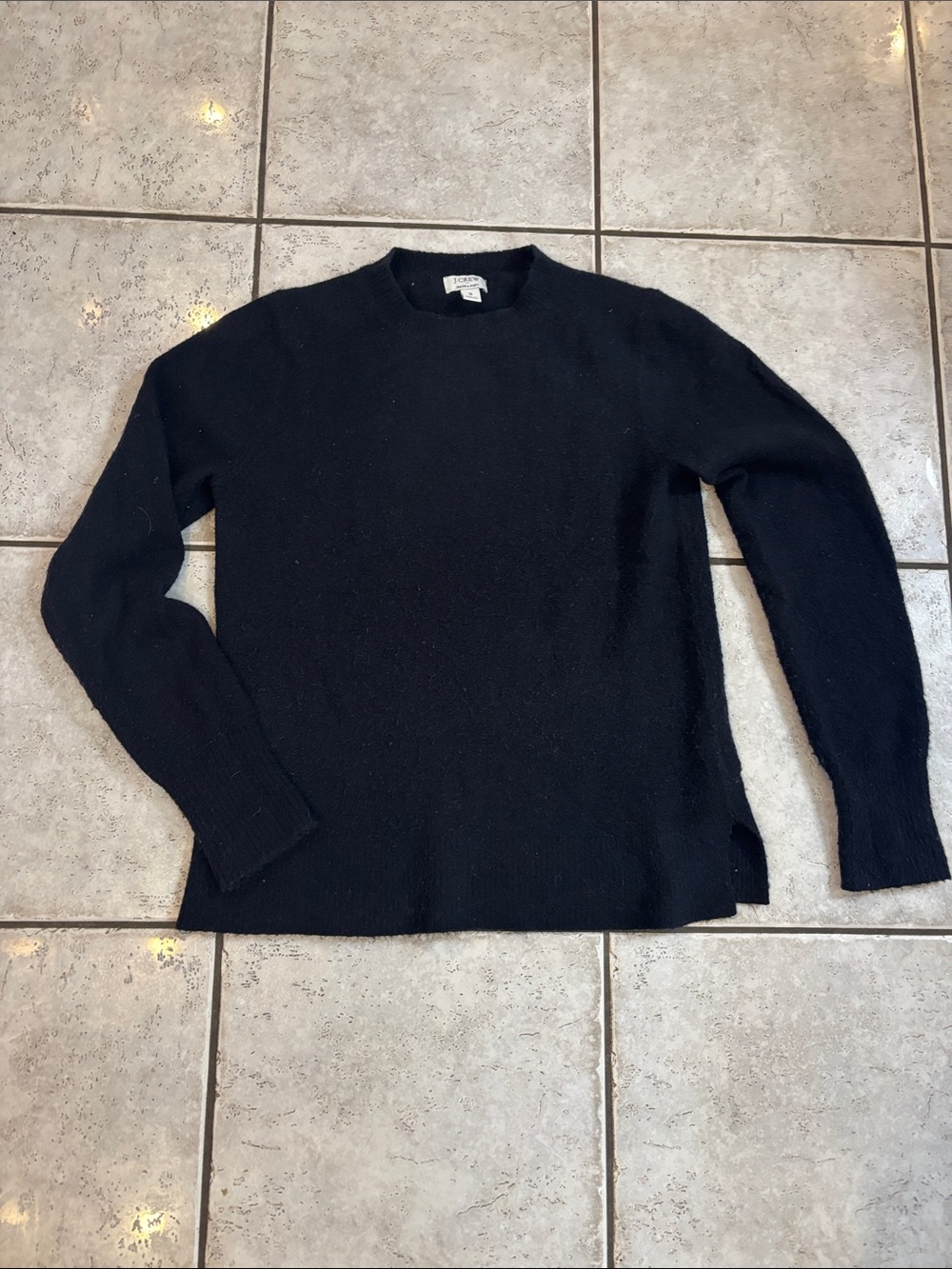 J. Crew Black Crewneck Sweater